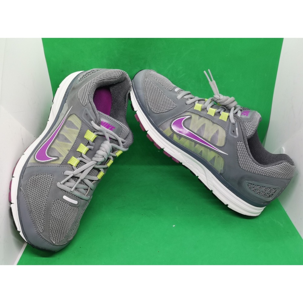 Nike Womens Zoom Vomero 7 515412-050 Gray Running Walking Shoes Lace Up Size 12